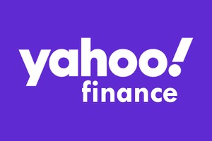 Yahoo! Finance logo, purple